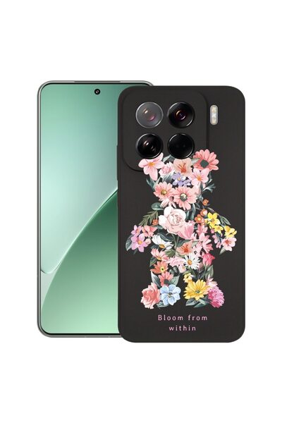 bestcase Husă pentru Xiaomi 15 Pro, Silicon subțire premium de 1.2MM, Ursuleț...