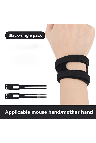 choice2 Black 1Pcs Thin Wrist Support Breathable Sports Wrist Guard Double St...