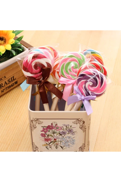 Choice Random 4pcs 4 Pcs Creative Candy Style Lollipop Ballpoint Pen Student ...