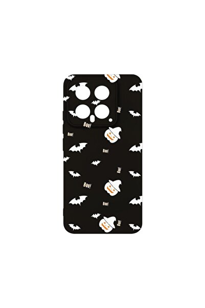 bestcase Премиум силиконов калъф, съвместим с Xiaomi 14, Хелоуин, Тънък 1.2 м...