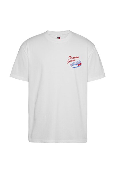 Tommy Hilfiger Tricou bărbătesc cu mânecă scurtă, amuzant, cu imprimeu inedit...