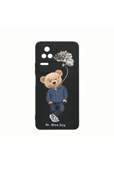 bestcase Husa Silicon, Compatibila Cu Xiaomi Poco M5s, Nice Guy - Teddy Bear,...