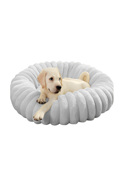 Velaris Fluffy Donut Bed - High Edge, 90 cm - Restful Sleep