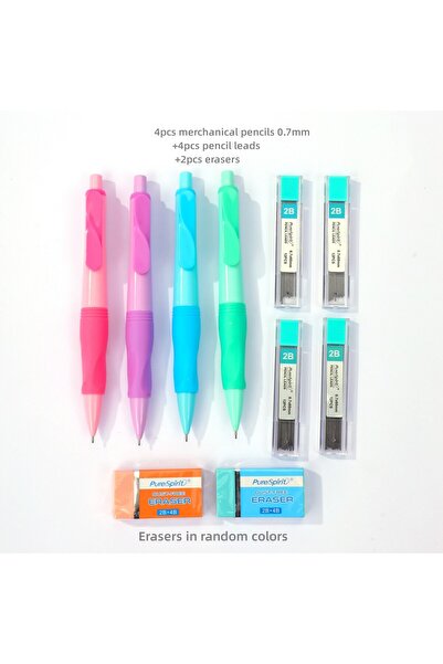 Choice 0.7MM 10PCS 10pcs Mechanical Pencils Set 2B Pencil 0.5/0.7/ 2.0mm Auto...