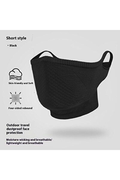Choice4 Black1 1Pieces Autumn/Winter Sport Bandana Cycling Bike Hanging Ear F...
