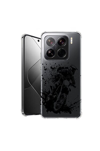 bestcase Калъф за Xiaomi 15, Удароустойчив 1.5ММ, Мотокрос, Защита на камерат...
