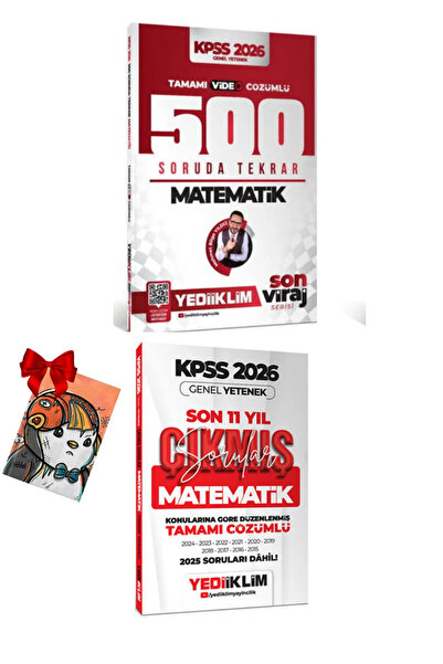 Yediiklim Yayınları KPSS Son Viraj Matematik 500 Soruda Genel Tekrar Kampı - ...