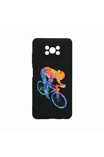 bestcase Husa Silicon, Compatibila cu Xiaomi Poco X3 / Poco X3 (NFC), Cyclist...