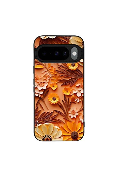 Sonique Θήκη 3D Flower Series για Google Pixel 10 5G / Pixel 10 Pro 5G Πορτοκαλί