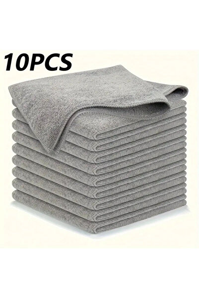 Choice 10PCS Thick Microfiber Cleaning Cloths Lint-Free Reusable Towels Absor...