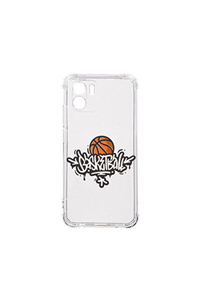 bestcase Противоударен калъф 1.5ММ, съвместим с Xiaomi Redmi A2, Баскетбол, У...