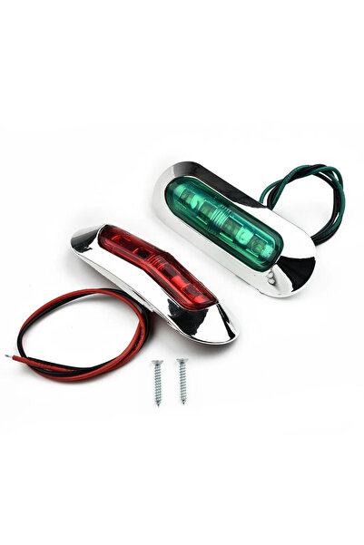 Choice3 1pcs Green 1pcs Red LED Boat Navigation Lights Bow Stern Marine Strip...