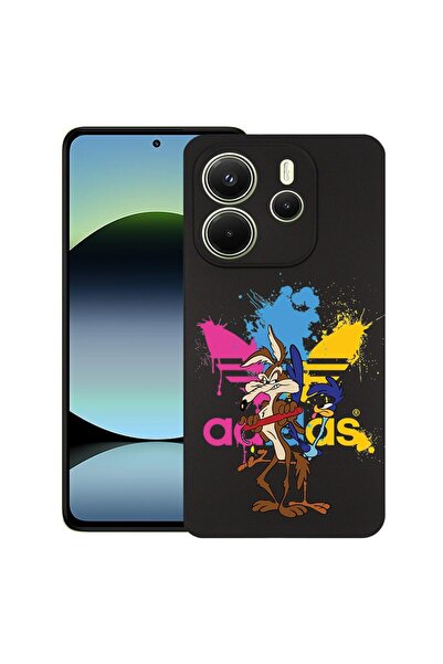 bestcase ¬Æ Husa Slim Silicon pentru Xiaomi Redmi Note 14 4G, Road Runner Bip...