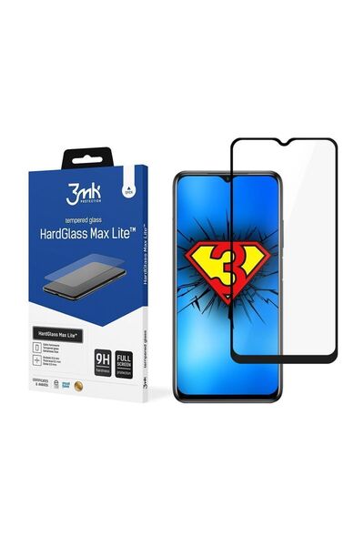 3MK HardGlass Max Lite Full Screen Xiaomi Poco M3 Μαύρο