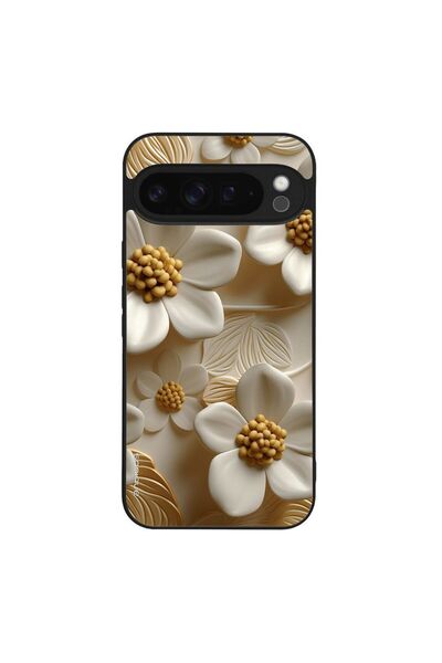 Sonique Θήκη 3D Flower Series για Google Pixel 9 Pro XL 5G Λευκό