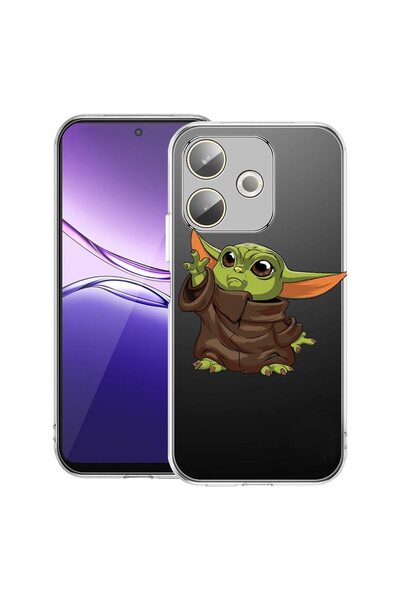 bestcase ¬Æ Husa pentru Xiaomi Redmi 13x / Poco M6 4G cu Design Baby Yoda, Cl...