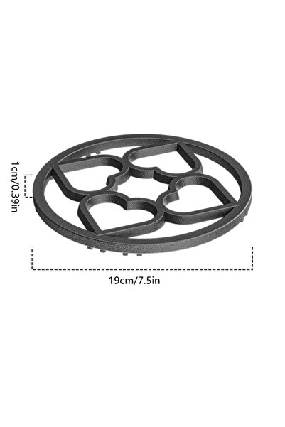 Choice 1pieces Heart Shape Wok Holder Cast Iron Stove Support Gas Hob Support...