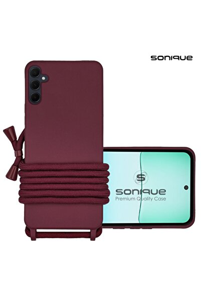 Sonique Θήκη Σιλικόνης με Κορδόνι CarryHang Samsung Galaxy S24 FE Μπορντό
