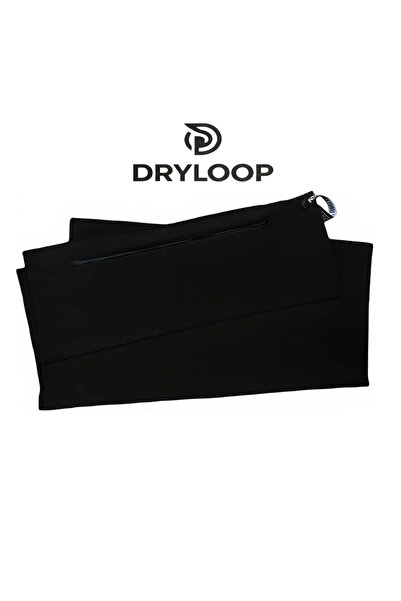 Choice 50x118cm black Gym Fitness Sports Towel with Zipper Pocket Quick Dry S...