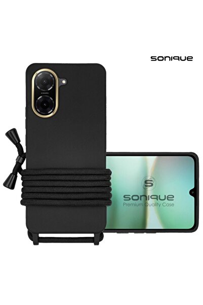 Sonique Θήκη Σιλικόνης με Κορδόνι CarryHang Xiaomi Redmi A5 4G (173.45mm) Μαύρο