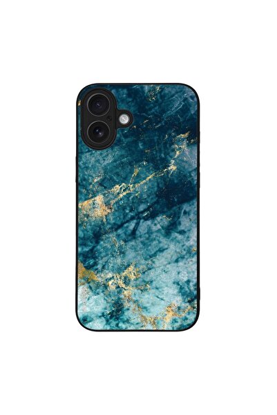 Sonique Θήκη Marble Series για Apple iPhone 16 Plus Μπλε