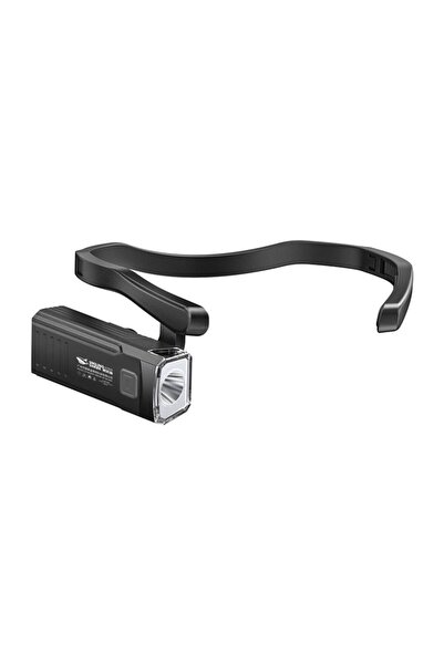 Choice as shown Ear Clip Headlamp USB Rechargeable LED Head Flashlight, Water...