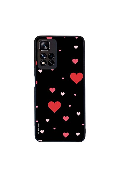 Sonique Θήκη Heart Series για Xiaomi Redmi Note 11 Pro Plus 5G Μαύρο