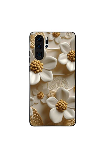Sonique Θήκη 3D Flower Series για Huawei P30 Pro Λευκό