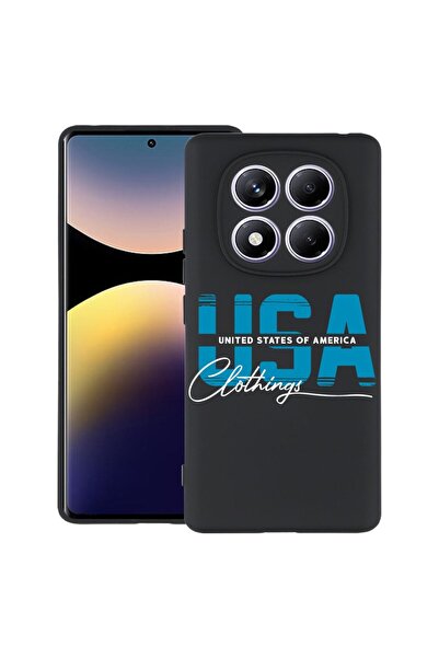 bestcase ¬Æ Husa pentru Xiaomi Redmi Note 14 Pro 4G, USA, Slim Silicon 0.8MM,...