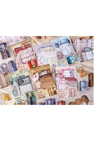 Choice6 عبوة واحدة عشوائية/عبوتان، مجموعة ملصقات مواد يدوية الصنع بتصميم نواف...