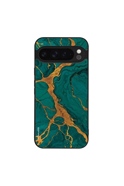 Sonique Θήκη Marble Series για Google Pixel 9 Pro XL 5G Πράσινο