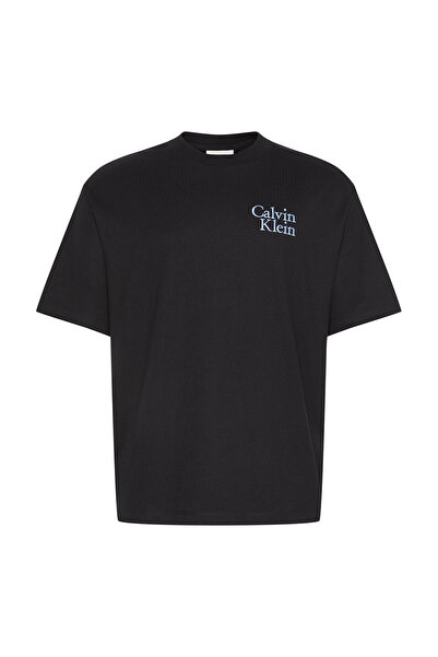 Calvin Klein Tricou bărbătesc cu mânecă scurtă, stil resort, M