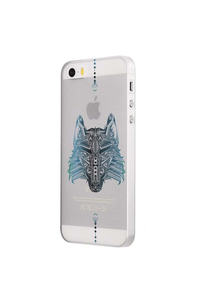 bestcase Husa Silicon, Transparent, Slim, Wolf, Xiaomi Redmi Note 5A