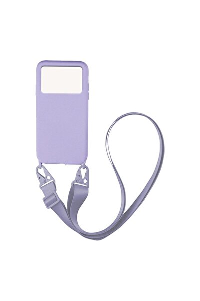 Sonique Θήκη Σιλικόνης με Strap CarryHang Xiaomi Poco M4 Pro 4G Λιλά