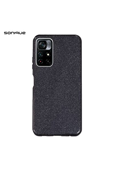 Sonique Θήκη Σιλικόνης Shiny Xiaomi Poco M4 Pro 5G / Redmi Note 11s 5g Μαύρο