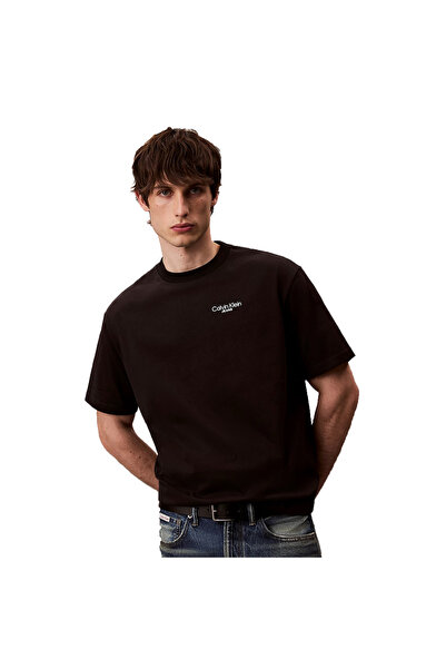 Calvin Klein Tricou bărbătesc cu mânecă scurtă și logo pe spate, mărimea M