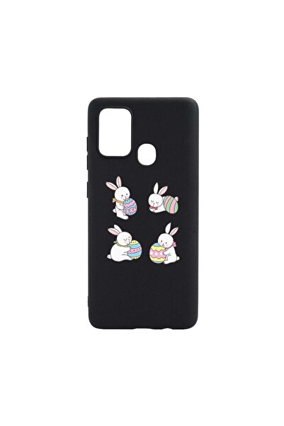 bestcase Θήκη σιλικόνης, Συμβατή με Xiaomi Redmi 10A, Πασχαλινό Κουνέλι, ανθε...