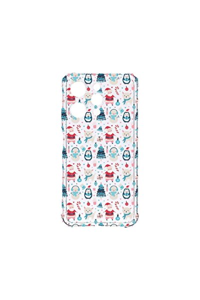 bestcase Противоударен калъф 1.5ММ, съвместим с Xiaomi Redmi 12 4G, Коледни о...