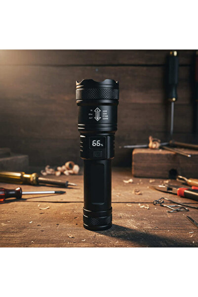 Primo Plus JK-66 Powerful LED Handheld Flashlight 300 Lumens Brightness Adjus...