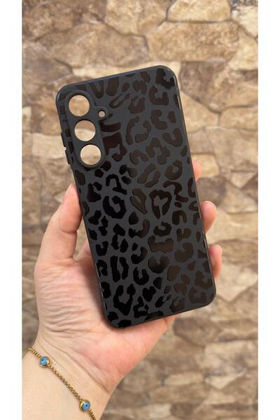 Vip Case Samsung Galaxy S24FE Uyumlu Leopar Desenli Silikon Darbe Emici Klasi...