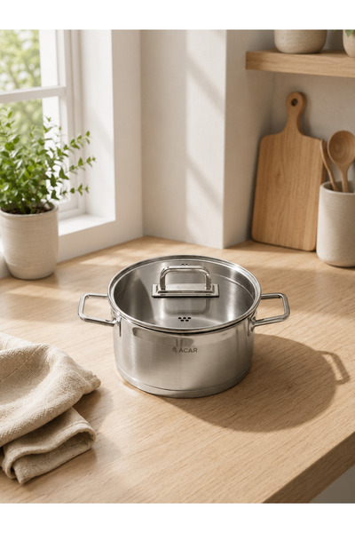 RUBİ PORSELEN Karat 24 cm Pot with Strainer Lid
