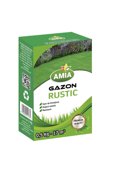 Amia Seminte de gazon rustic Amia, 0,5 kg
