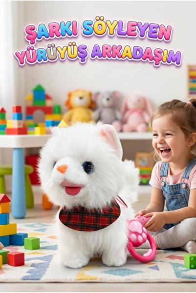 Tıfıl Toys Şarkı Söylüyen Yürüyüş Arkadaşım - İnteraktif Tasmalı Kumandalı Pi...