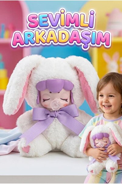 Tıfıl Toys Nansi Yumuşak Peluş Figür Bebek - Tavşan Kostümlü Emzikli 17 cm Uy...