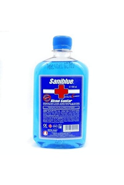 SOHO Σετ, Saniblue Απολυμαντικό Αλκοολούχο 500 ml 12 τεμάχια