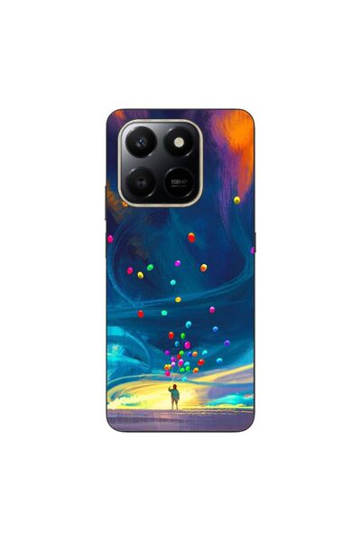 OEM Case compatible with Honor 400 Smart Silicone Gel Tpu Universe Balloons P...