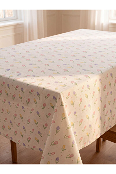 LC Waikiki I Tulip and Heart Embroidered Tablecloth 140X180 cm from Freezen S...
