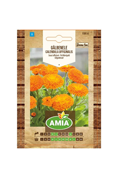 Amia Marigold seeds, Farma Line, Calendula officinalis, 0.5 g