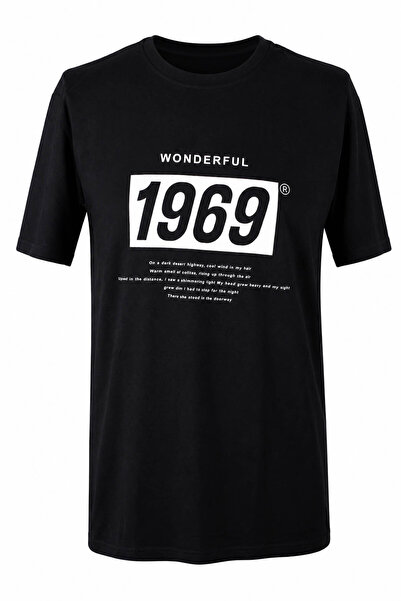 trender Printed Supremes Black Men's T-Shirt 226-22 1969