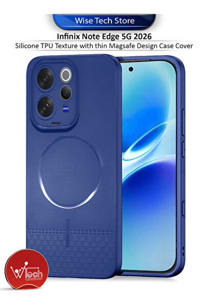 Wtech غطاء حماية لهاتف فيفو V70 5G 2026 من السيليكون TPU بتصميم رفيع متوافق م...